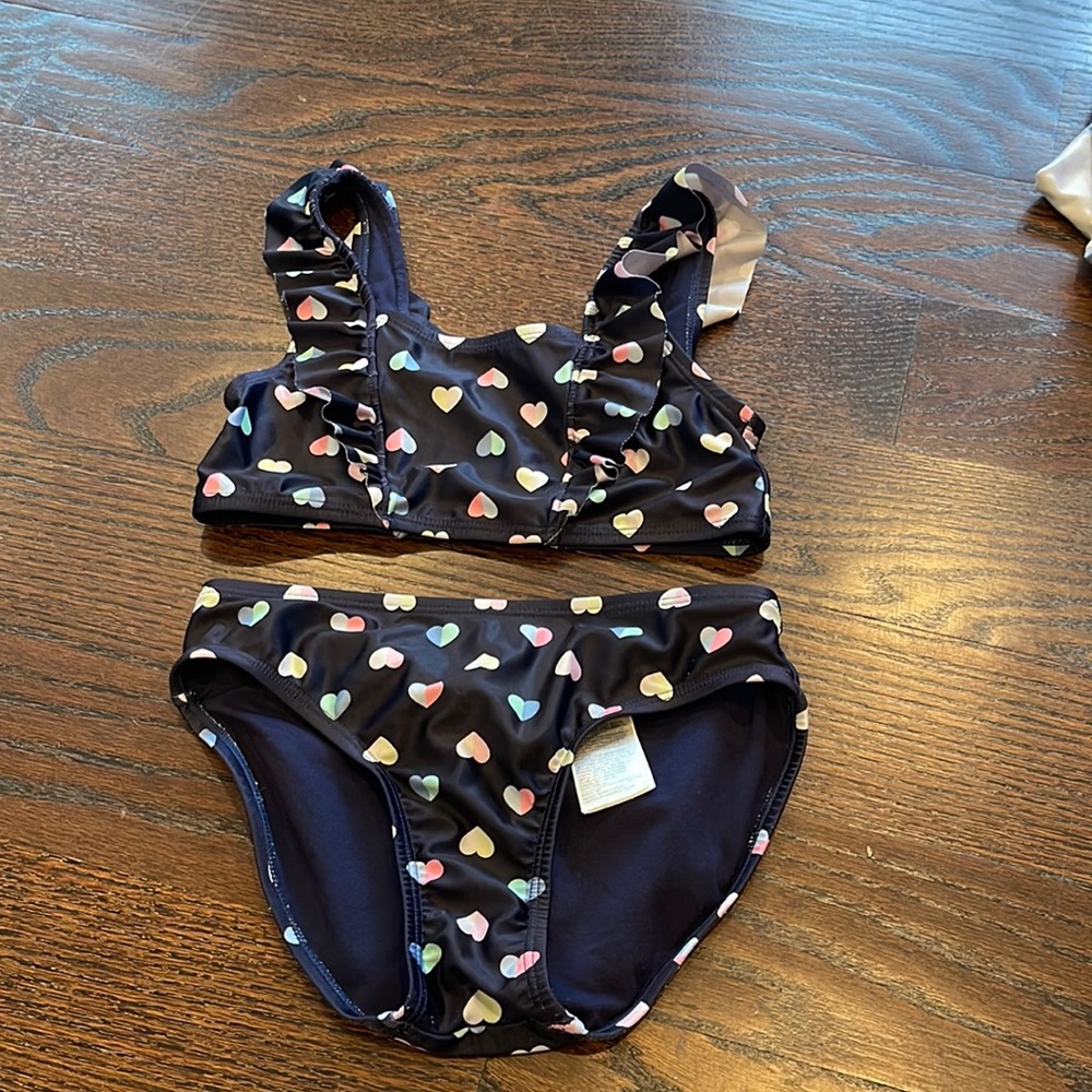 Gap kids girls bikini size medium navy